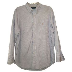 Ralph Lauren Classic Fit Men's Pinstripe Dress Shirt
